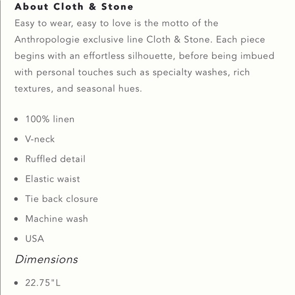 Anthropologie Linen Peplum Tank Top NWT Sz L - Picture 5 of 7